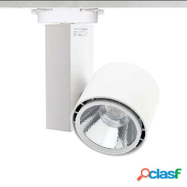 Foco carril domo chip cree led blanco 20w blanco frío