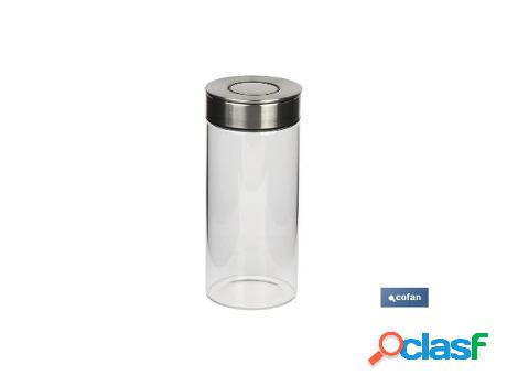 Frasco borosilicato+acero modelo cicer 1900ml