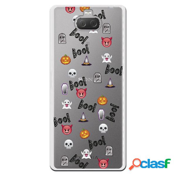 Funda Halloween Icons para Sony Xperia 10 Plus