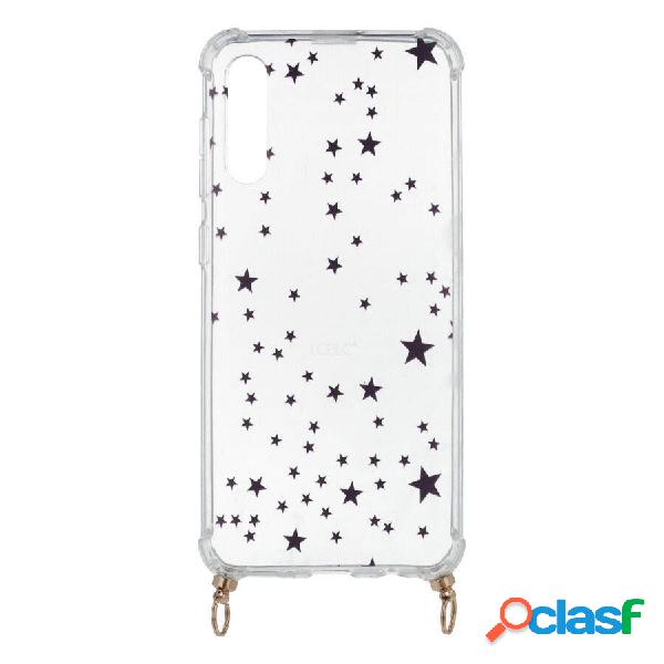 Funda Silicona Colgante Estrellas para Samsung Galaxy A50