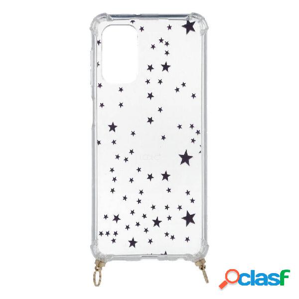 Funda Silicona Colgante Estrellas para Samsung Galaxy S20