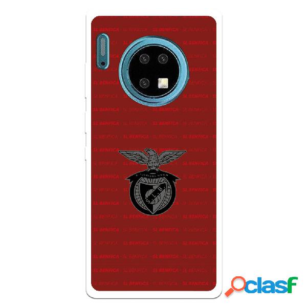 Funda para Huawei Mate 30 Pro del Escudo Fondo Granate -
