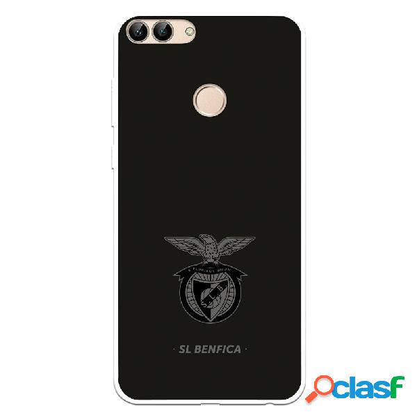 Funda para Huawei P Smart del Escudo Fondo Negro - Licencia