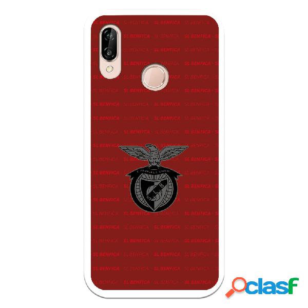 Funda para Huawei P20 Lite del Escudo Fondo Granate -