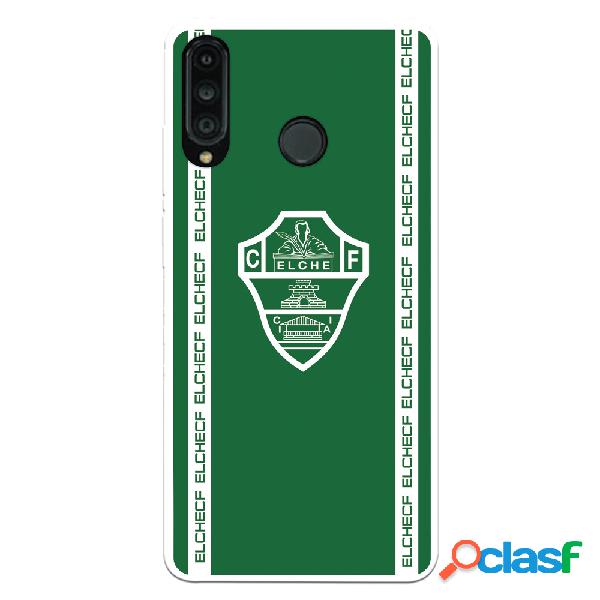 Funda para Huawei P30 Lite del Elche CF Escudo Fondo Verde