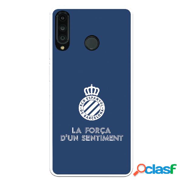 Funda para Huawei P30 Lite del RCD Espanyol Escudo Fondo