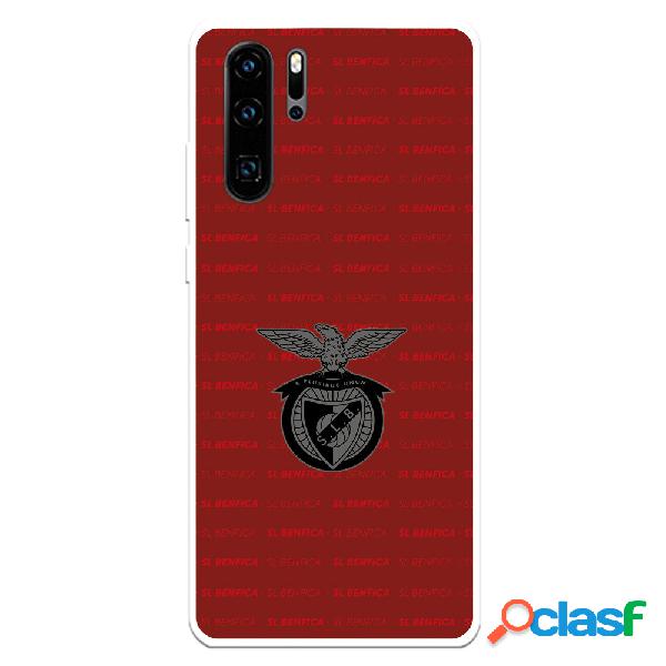 Funda para Huawei P30 Pro del Escudo Fondo Granate -