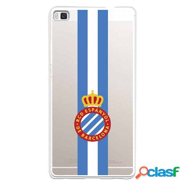 Funda para Huawei P8 del RCD Espanyol Escudo Albiceleste