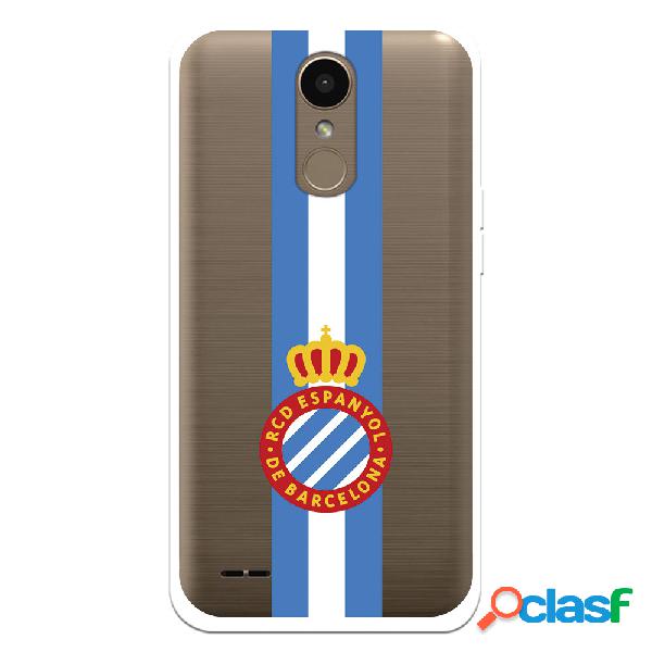 Funda para LG K10 2017 del RCD Espanyol Escudo Albiceleste