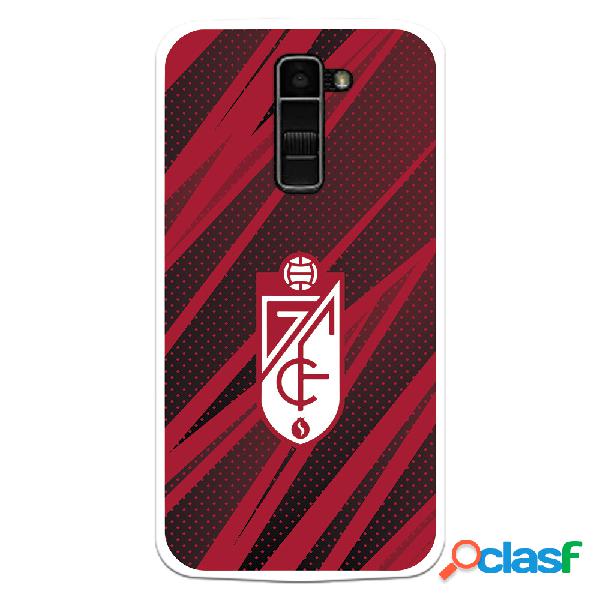 Funda para LG K10 del Granada CF Escudo -Rojas y Negras