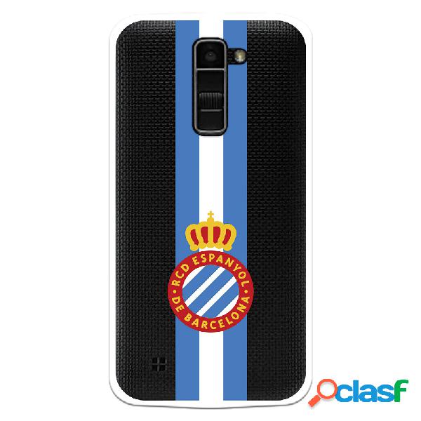 Funda para LG K10 del RCD Espanyol Escudo Albiceleste Escudo