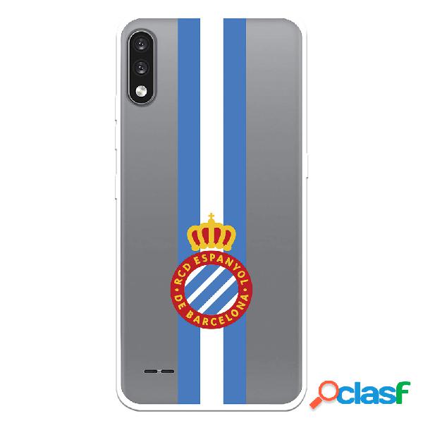 Funda para LG K22 del RCD Espanyol Escudo Albiceleste Escudo
