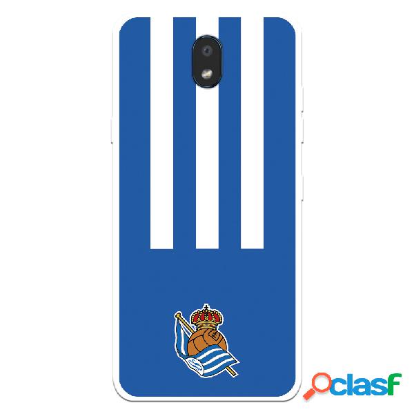 Funda para LG K30 del Real Sociedad de Futebol Real rayas
