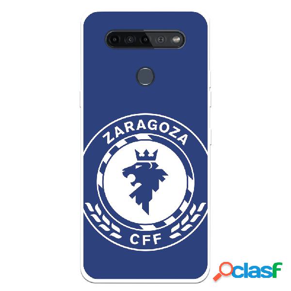 Funda para LG K51s del Zaragoza CF Femenino Escudo Grande