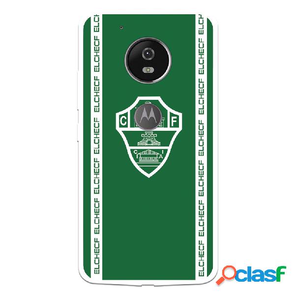 Funda para Motorola Moto G5 del Elche CF Escudo Fondo Verde