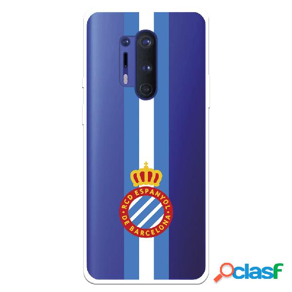 Funda para OnePlus 8 Pro del RCD Espanyol Escudo Albiceleste