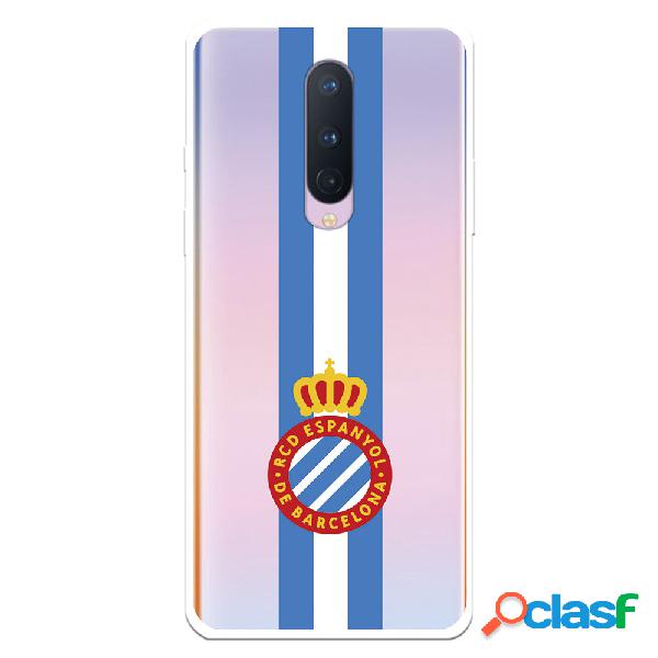 Funda para OnePlus 8 del RCD Espanyol Escudo Albiceleste