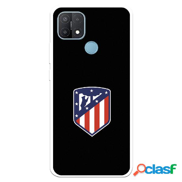 Funda para Oppo A15 del Atleti Escudo Fondo Negro - Licencia