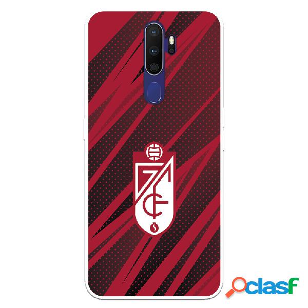 Funda para Oppo A5 2020 Oficial del Granada CF Escudo -Rojas