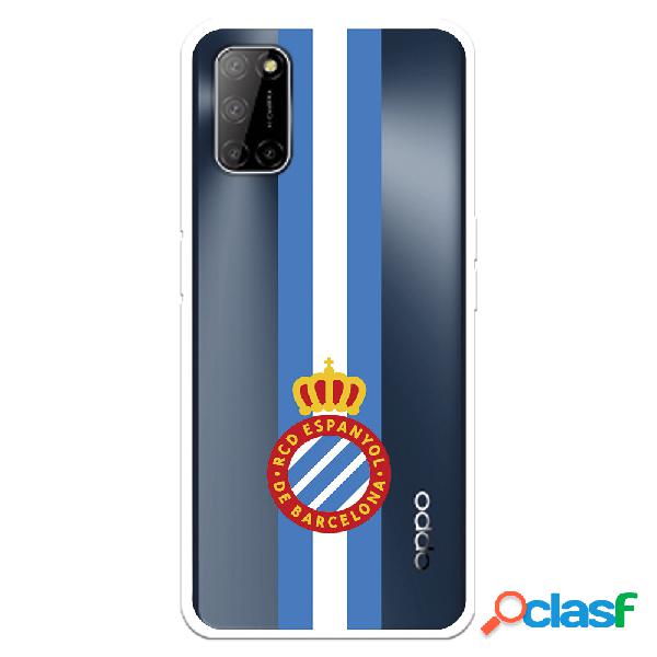 Funda para Oppo A72 del RCD Espanyol Escudo Albiceleste