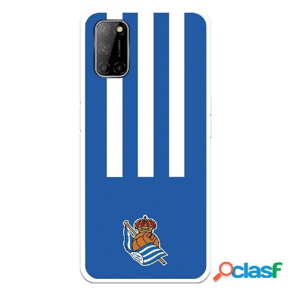 Funda para Oppo A72 del Real Sociedad de Futebol Real rayas