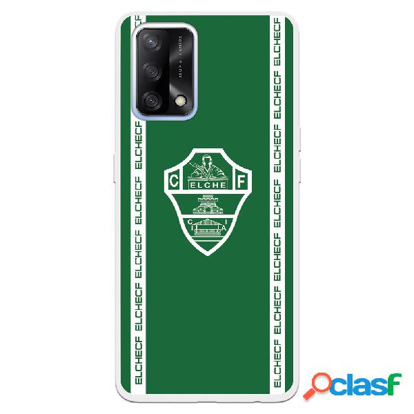 Funda para Oppo A74 4G del Elche CF Escudo Fondo Verde