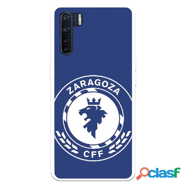 Funda para Oppo A91 del Zaragoza CF Femenino Escudo Grande