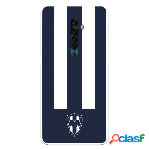 Funda para Oppo Reno2 del Club de Futebol Monterrey Rayas -