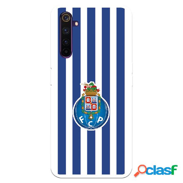 Funda para Realme 6 Pro del Futebol Club Oporto Escudo Rayas