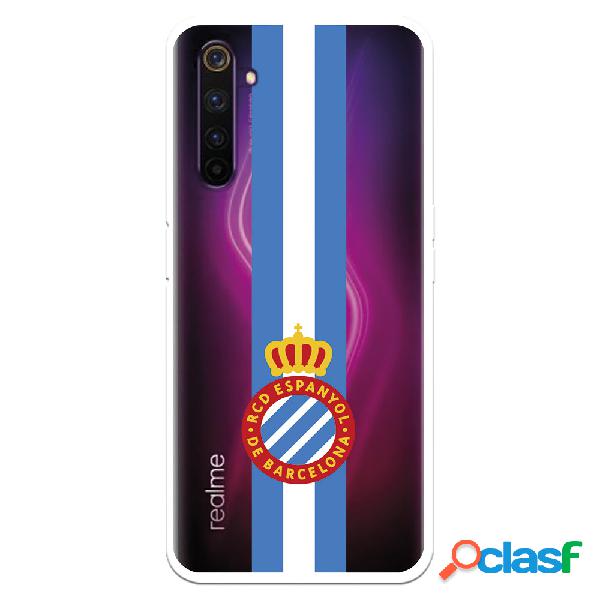 Funda para Realme 6 Pro del RCD Espanyol Escudo Albiceleste