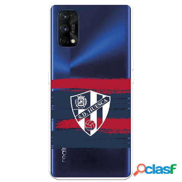 Funda para Realme 7 Pro del Huesca Rayas Transparente -