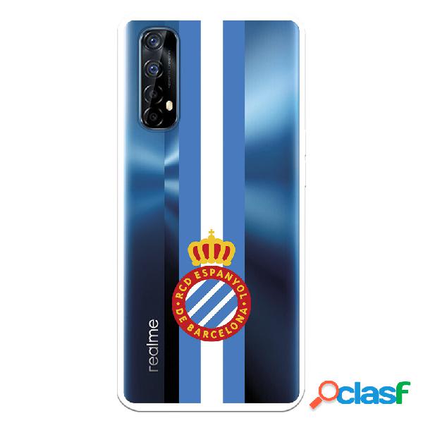 Funda para Realme 7 del RCD Espanyol Escudo Albiceleste