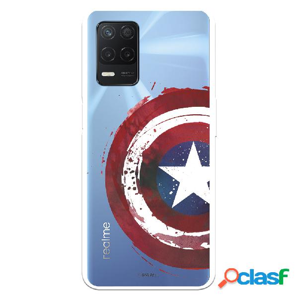 Funda para Realme 8 5G Oficial de Marvel Capitan América