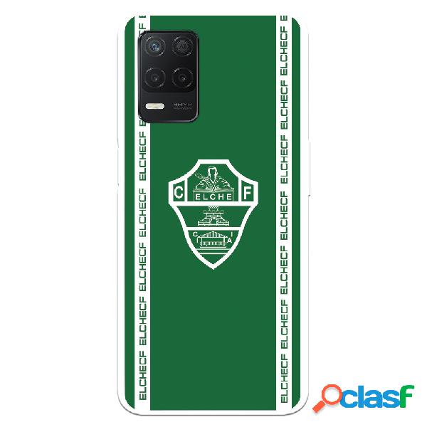 Funda para Realme 8 5G del Elche CF Escudo Fondo Verde