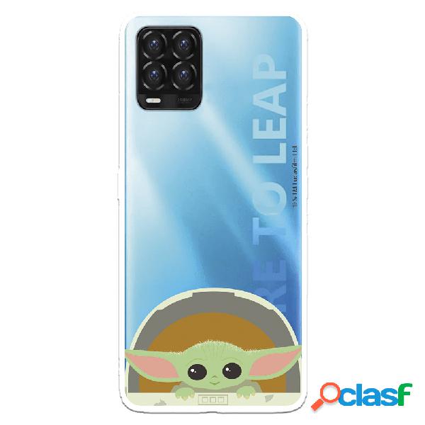 Funda para Realme 8 Oficial de Star Wars Baby Yoda Sonrisas