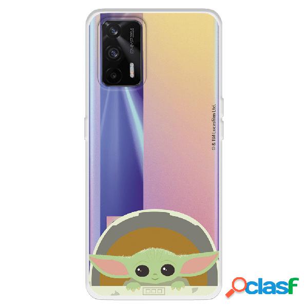 Funda para Realme GT Oficial de Star Wars Baby Yoda Sonrisas