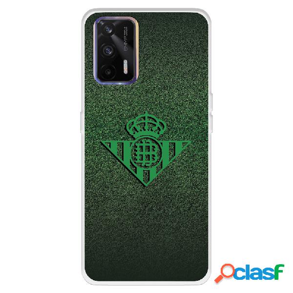 Funda para Realme GT del Betis Escudo Verde Fondo trama -