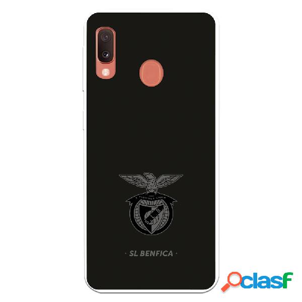 Funda para Samsung Galaxy A20e del Escudo Fondo Negro -