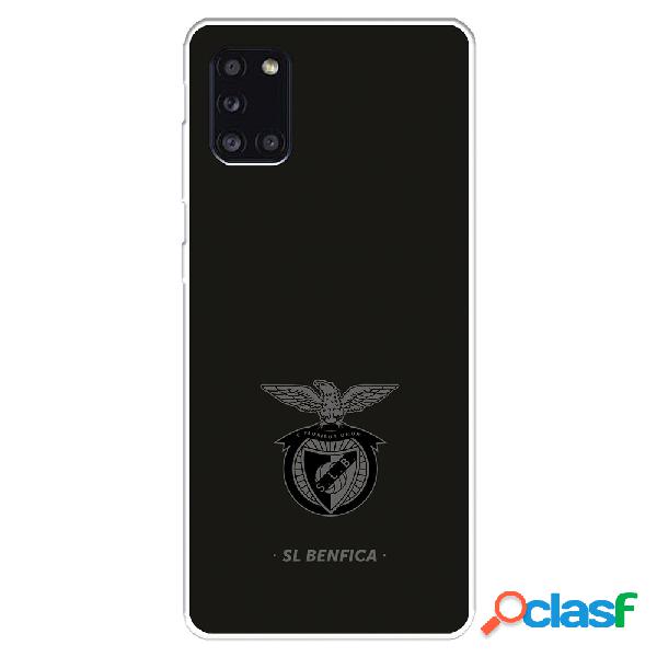 Funda para Samsung Galaxy A31 del Escudo Fondo Negro -