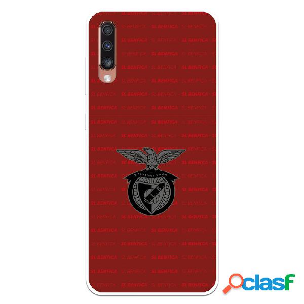 Funda para Samsung Galaxy A70 del Escudo Fondo Granate -