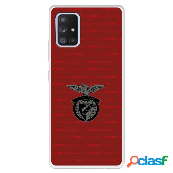 Funda para Samsung Galaxy A71 5G del Escudo Fondo Granate -