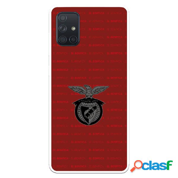 Funda para Samsung Galaxy A71 del Escudo Fondo Granate -