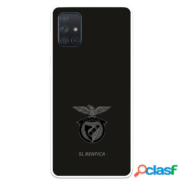 Funda para Samsung Galaxy A71 del Escudo Fondo Negro -