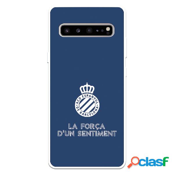 Funda para Samsung Galaxy S10 del RCD Espanyol Escudo Fondo
