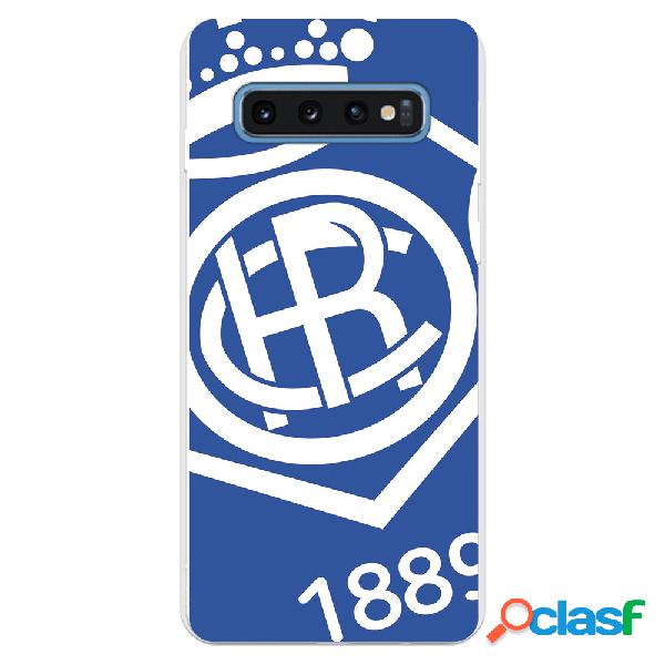 Funda para Samsung Galaxy S10 del Recre Escudo Fondo azul -