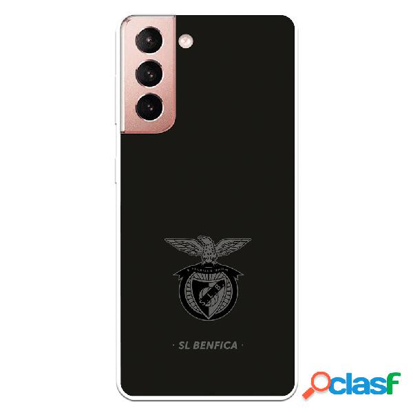 Funda para Samsung Galaxy S21 del Escudo Fondo Negro -