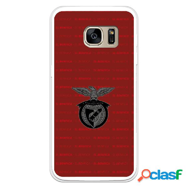 Funda para Samsung Galaxy S7 del Escudo Fondo Granate -