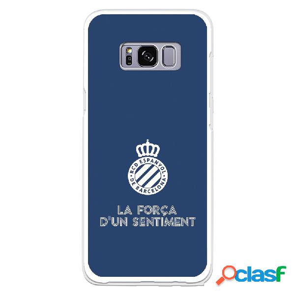 Funda para Samsung Galaxy S8 del RCD Espanyol Escudo Fondo