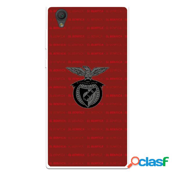 Funda para Sony Xperia L1 del Escudo Fondo Granate -