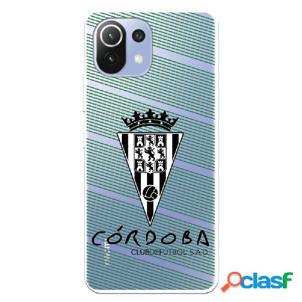 Funda para Xiaomi Mi 11 Lite del Córdoba Escudo Blanco y
